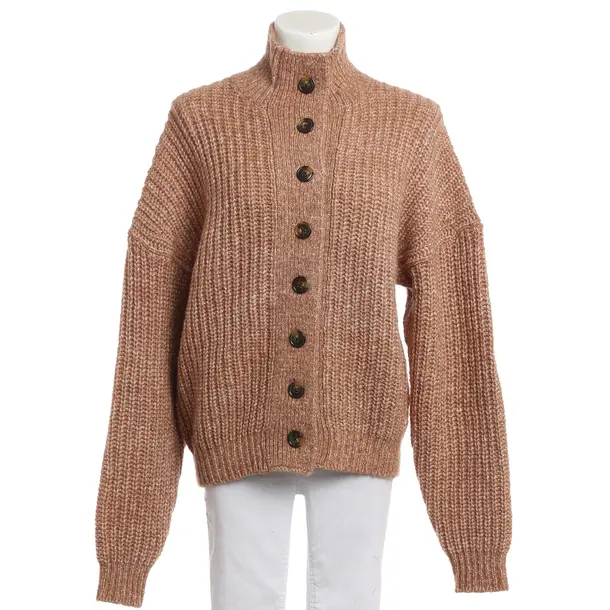 Strickjacke, in Braun, Wolle, Loulou Studio