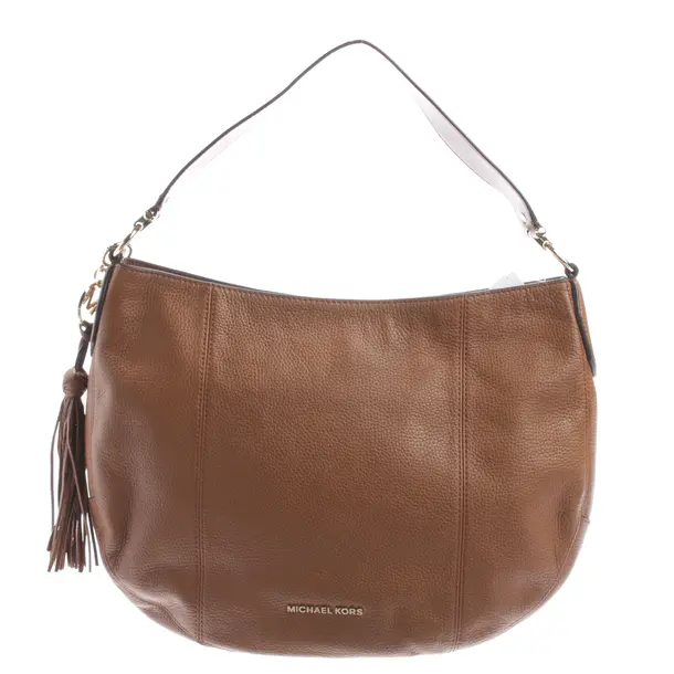 Schultertasche, in Hellbraun, Leder, Michael Kors