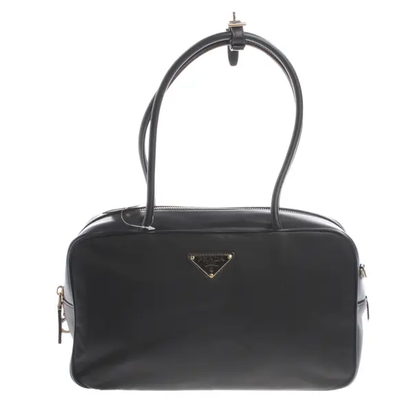 Schultertasche, in Schwarz, Polyamid, Prada