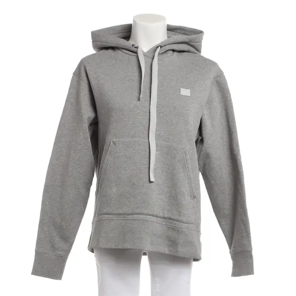 Hoodie, in Light Gray, Cotton, Acne Studios