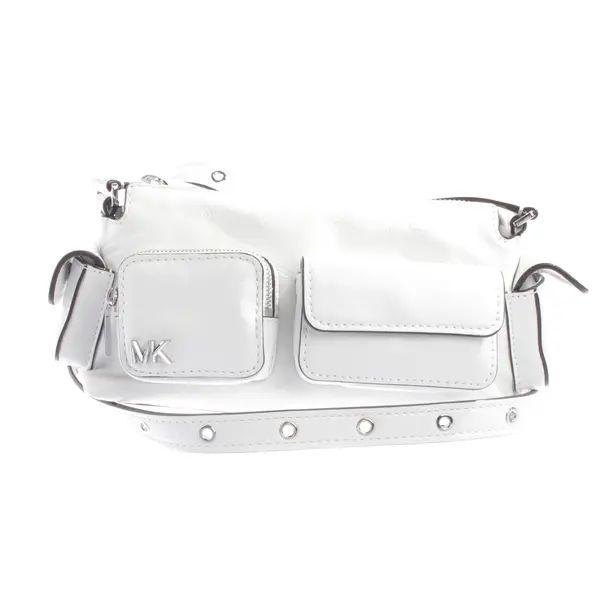 Shoulder Bag, in White, Leather, Michael Kors