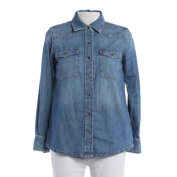 Camicia in denim, in Azzurro, Cotone, 7 per tutta l'umanità