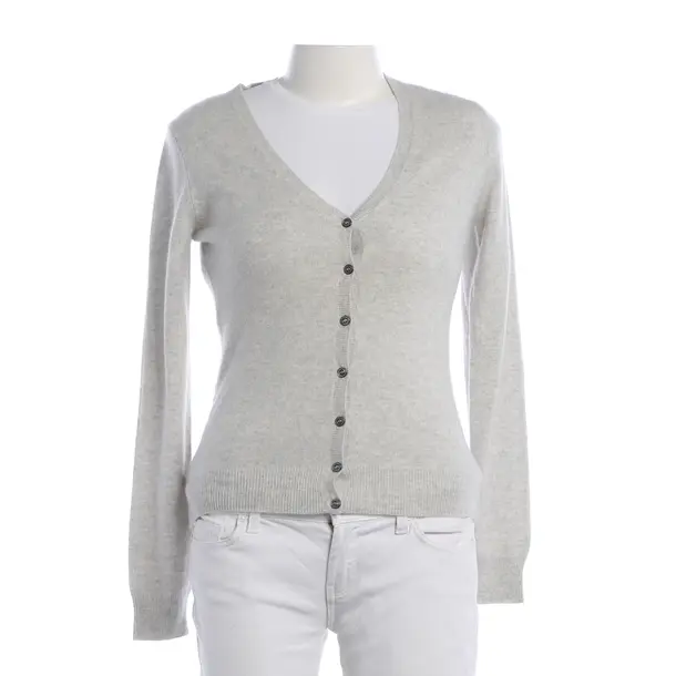 Cardigan, in Light Gray, Cashmere, Repeat