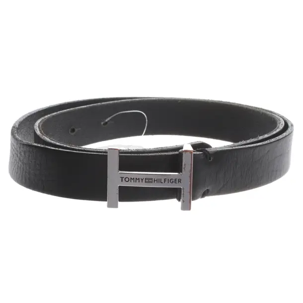 Belt, in Black, Leather, Tommy Hilfiger