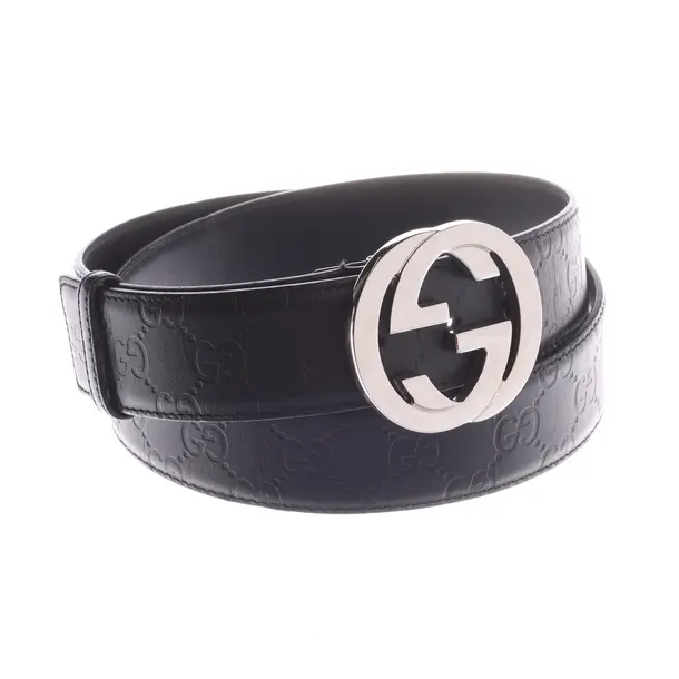 Belt, in Black, Leather, Gucci