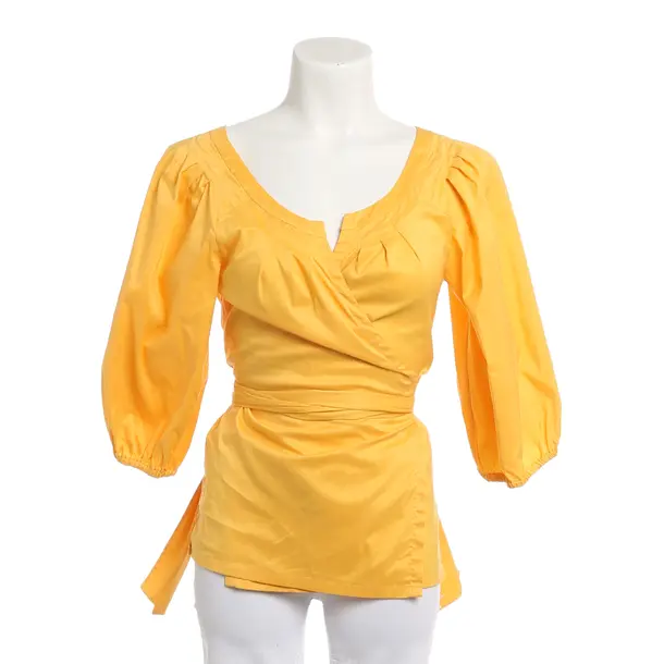 Bluse, in Orange, Baumwolle, Diane von Furstenberg