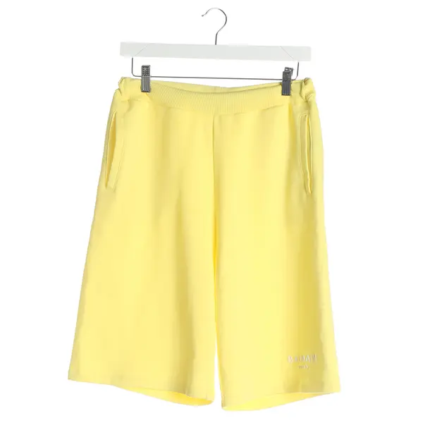 Shorts, in Gelb, Baumwolle, Balmain