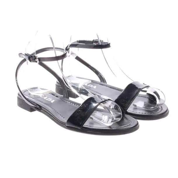 Strappy Sandals, in Black, Prada