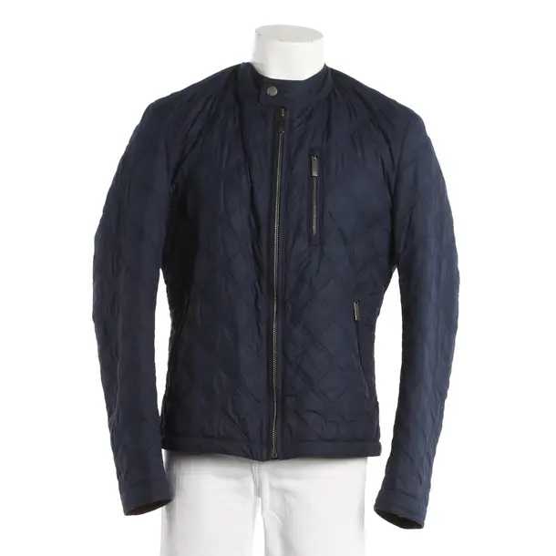 Mid-Season Jacket, in Navy, Cotton, Hugo Boss Black Label