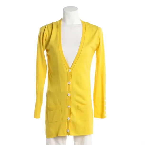 Strickjacke, in Gelb, Wolle, Marc Cain