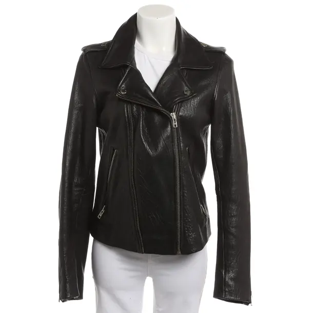 Lederjacke, in Schwarz, Leder, Mos Mosh