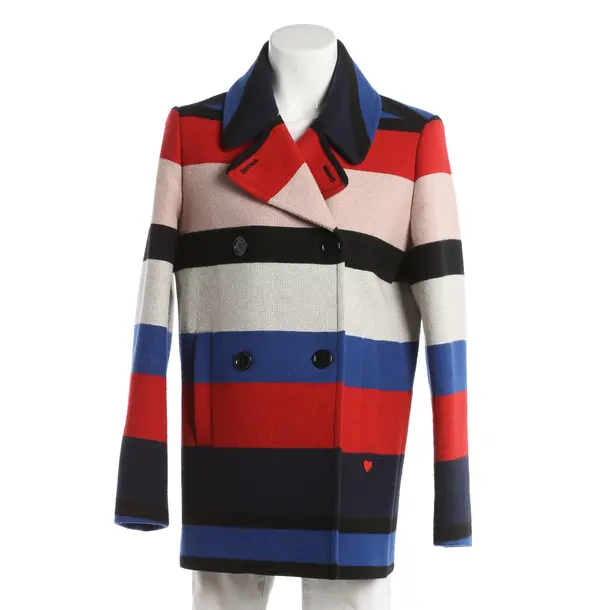 Cappotto mezza stagione, in Multicolore, Poliacrilico, Amore Moschino