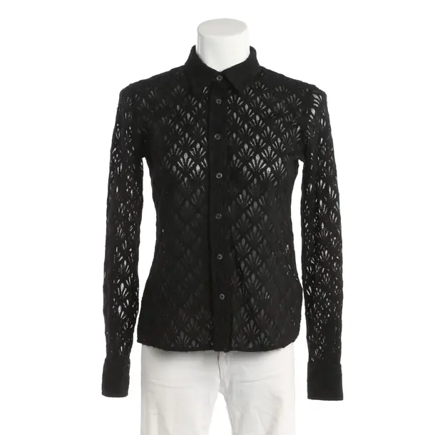 Bluse, in Schwarz, Polyamid, Caliban