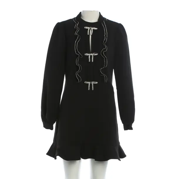 Dress, in Black, Polyester, self-portrait