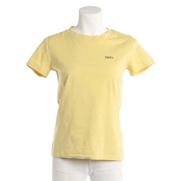 Shirt, in Yellow, Cotton, Hugo Boss Orange