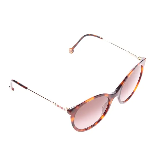 Sonnenbrille, in Braun, Kunststoff / Metall, Carolina Herrera