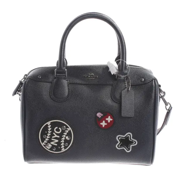 Handtasche, in Navy, Leder, Coach