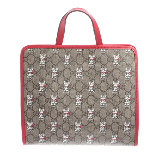 Handbag, in Multicolored, Polyvinyl, Gucci
