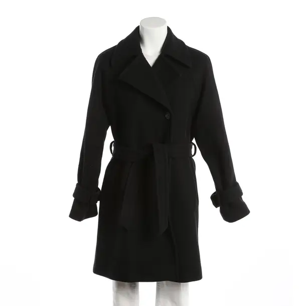 Mid-Season Coat, in Black, Cotton, Marc O'Polo