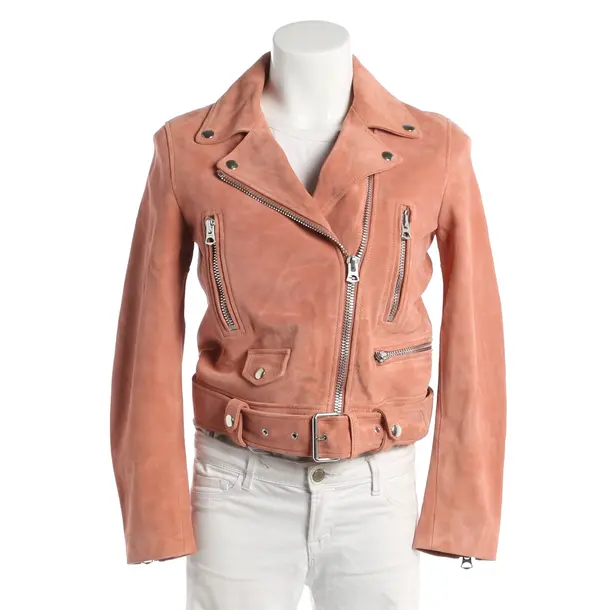 Lederjacke, in Rosa, Leder, Acne Studios