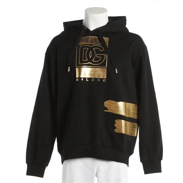 Felpa con cappuccio, in Nero, Cotone, Dolce e Gabbana