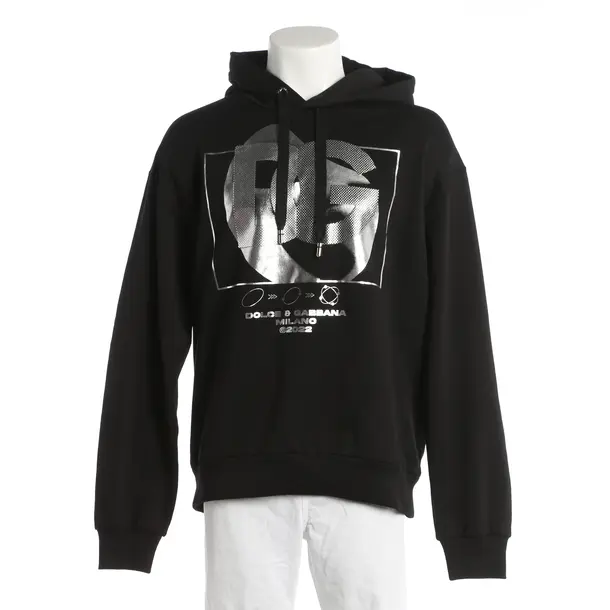 Hoodie, in Black, Cotton, Dolce & Gabbana