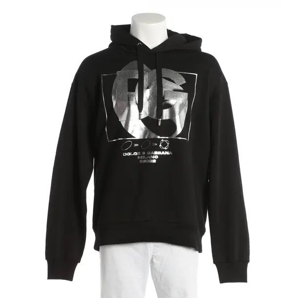 Felpa con cappuccio, in Nero, Cotone, Dolce e Gabbana