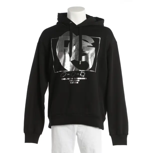 Hoodie, in Black, Cotton, Dolce & Gabbana