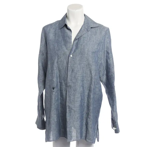 Blouse, in Blue, Linen, Dior