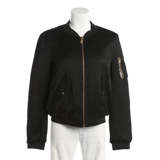 Mid-Season Jacket, in Black, Viscose, Hugo Boss Orange