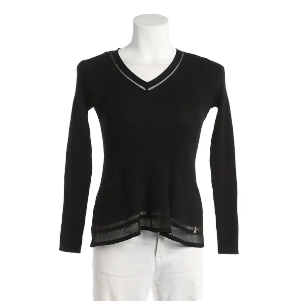 Pullover, in Schwarz, Viskose, Patrizia Pepe