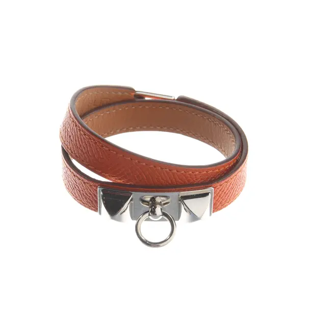 Bracciale, in Arancione scuro, Pelle, Hermès