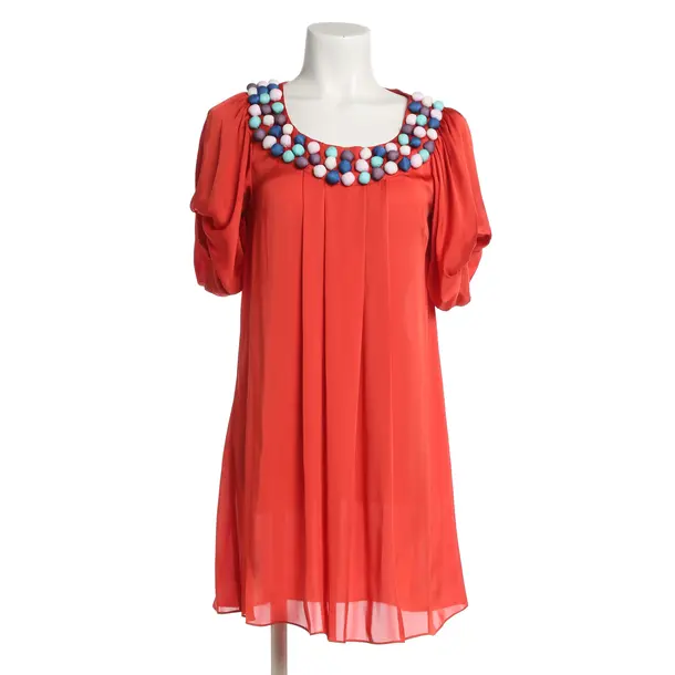 Dress, in Red, Silk, Diane von Furstenberg