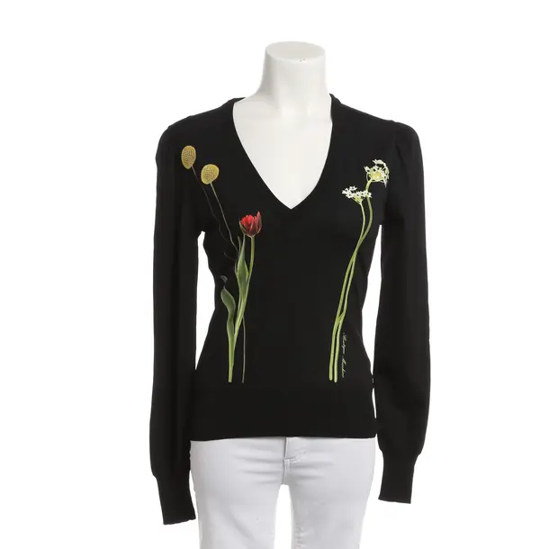 Jumper, in Black, Viscose, Boutique Moschino