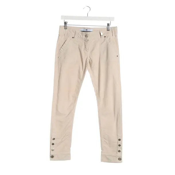 Pants, in Beige, Cotton, Elisabetta Franchi