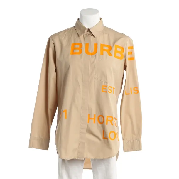 Blouse, in Beige, Cotton, Burberry