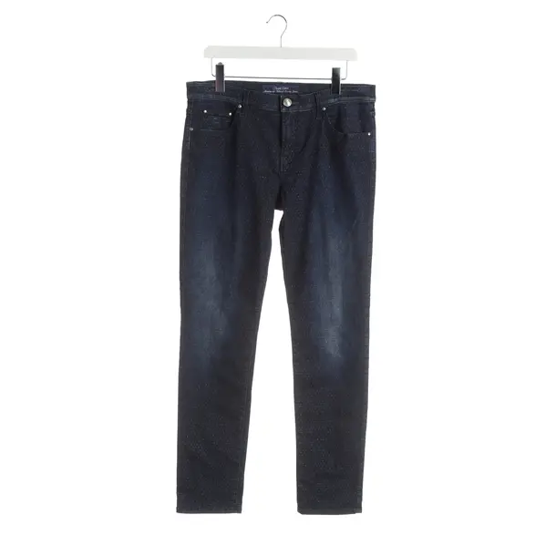 Straight Fit Jeans, in Navy, Cotton, Jacob Cohen