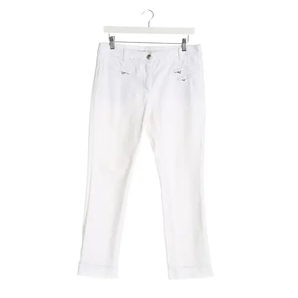 Pants, in White, Cotton, Marc Cain Sports