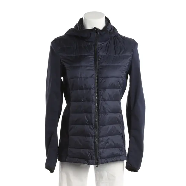 Mid-Season Jacket, in Navy, Polyimide, Closed
