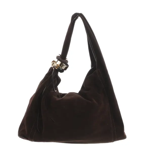 Hobo Bag, in Dunkelbraun, Leder, Jimmy Choo