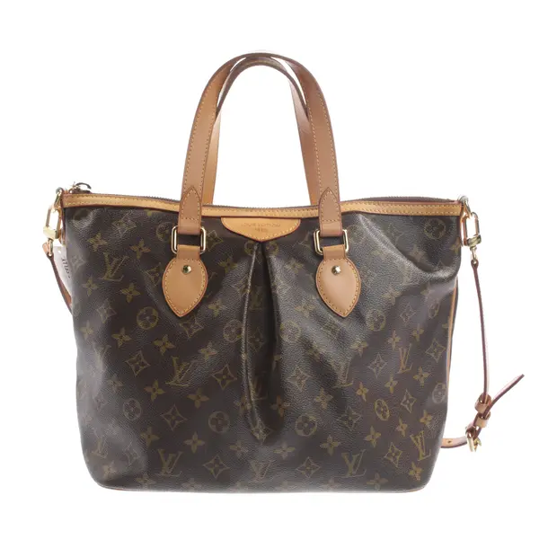 Handbag, in Dark Brown, Canvas, Louis Vuitton
