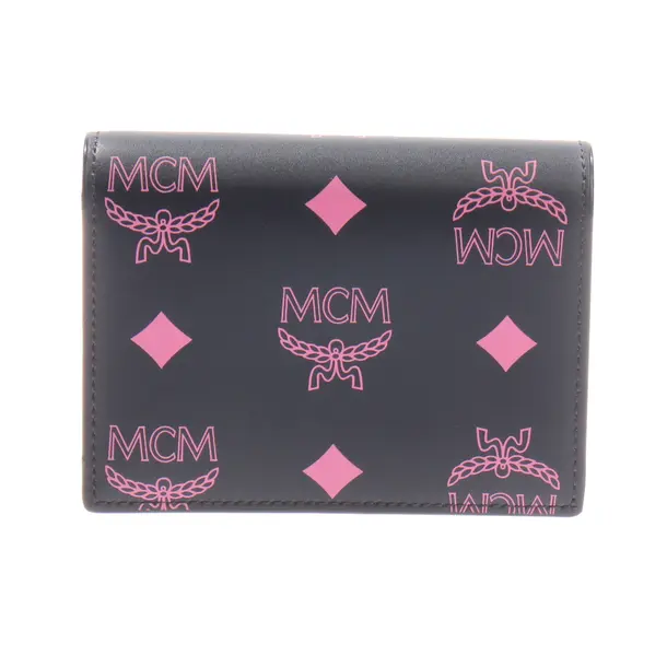 Portafoglio, in Nero, Pelle, MCM
