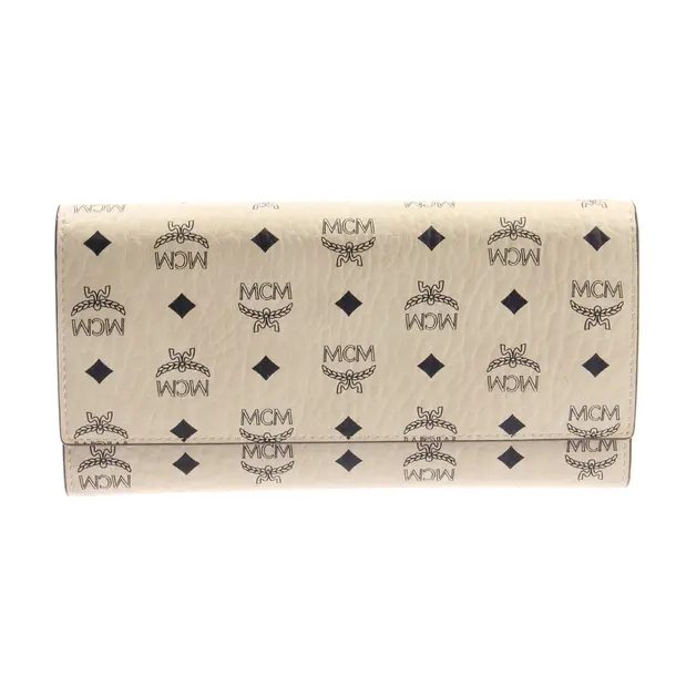 Portafoglio, in Beige, Pelle, MCM