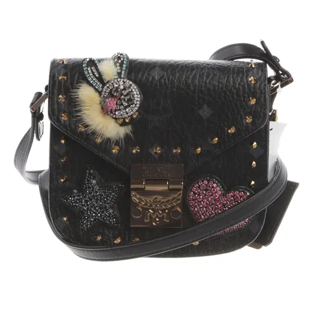 Evening Bag, in Black, Leather, MCM