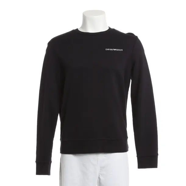 Sweatshirt, in Black, Cotton, Emporio Armani