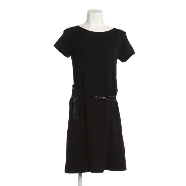 Dress, in Black, Wool, Malo