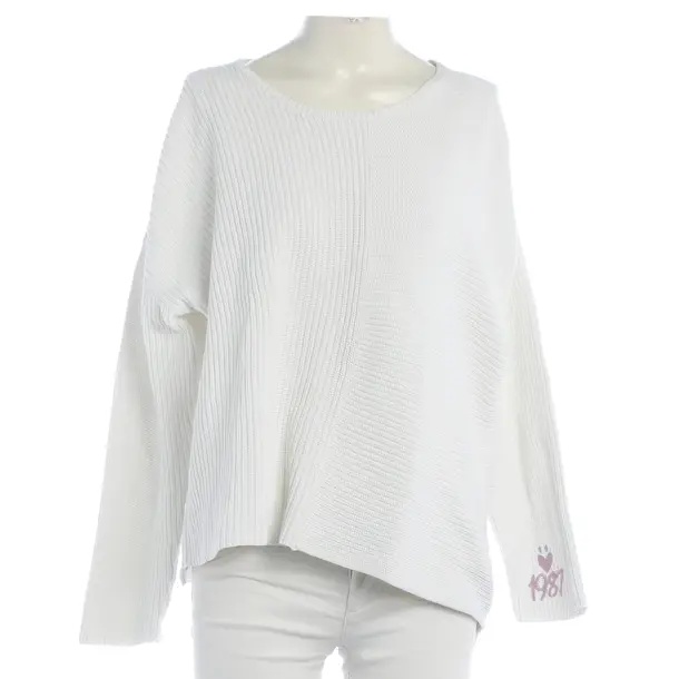 Pullover, in Weiß, Baumwolle, Lieblingsstück