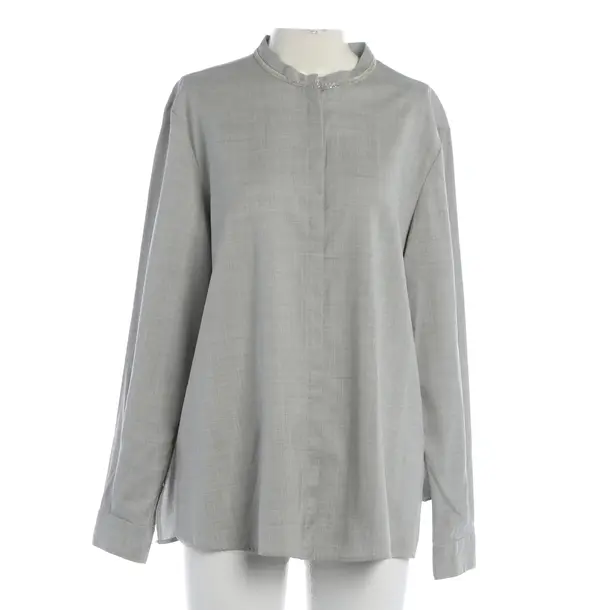 Bluse, in Grau, Baumwolle, Fabiana Filippi
