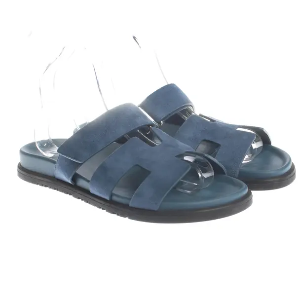 Sandalen, in Blau, Hermès
