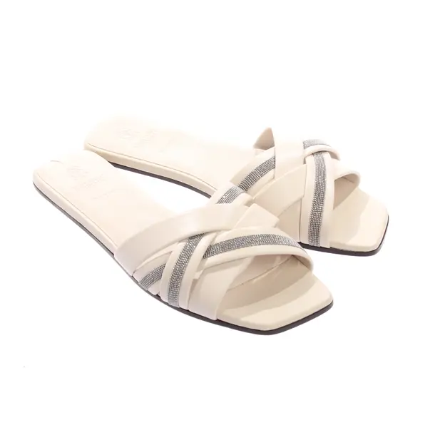 Sandals, in Beige, Brunello Cucinelli